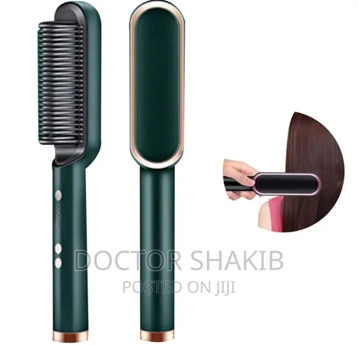 2 in 1 Hair Straightener Comb Brush