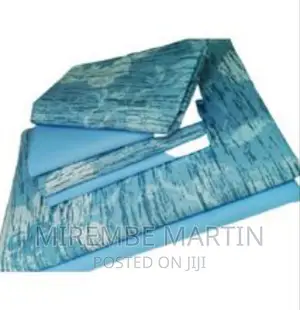 6pc Pure Cotton Bedsheets Set – Blue