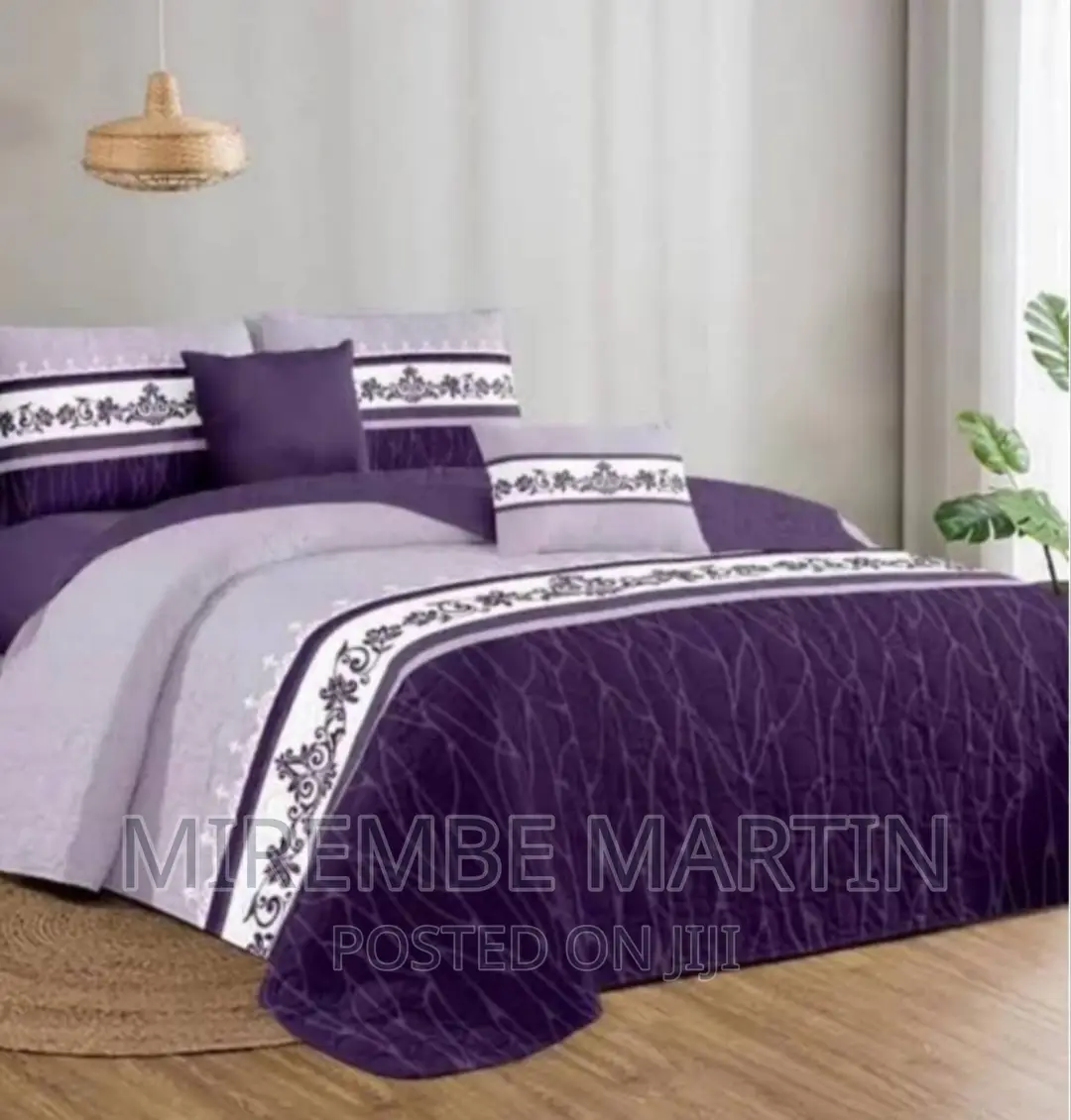 6*6 Duvet Cover With One Bedsheet and Two Pillowcases–