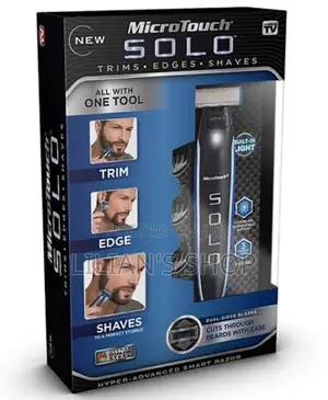 Micro Solo Touch Rechargeable Shaver Trimmer and Edge