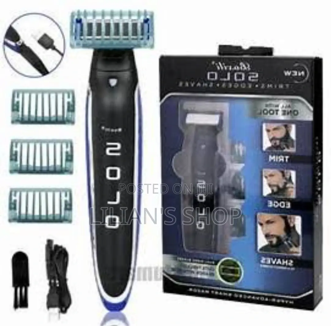 Micro Solo Touch Rechargeable Shaver Trimmer and Edge