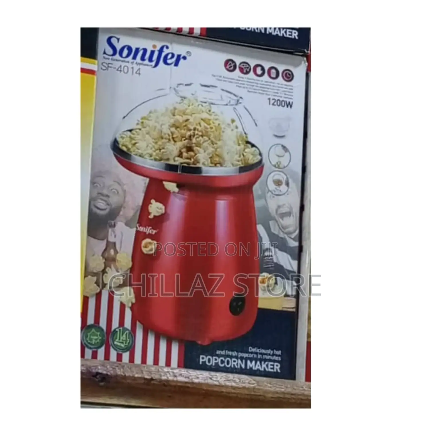 Sonifer Electric Popcorn Maker Machine.