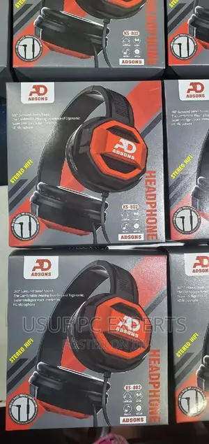 Adsons Wired Bass Headphones With Microphone