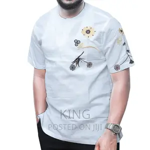 Kitengi Shirt. White Shirtsleeves.