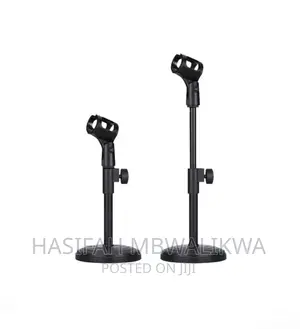 Table Microphone Stand With Disc Base