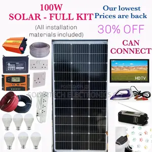 100w Solar Energy System Full Kit