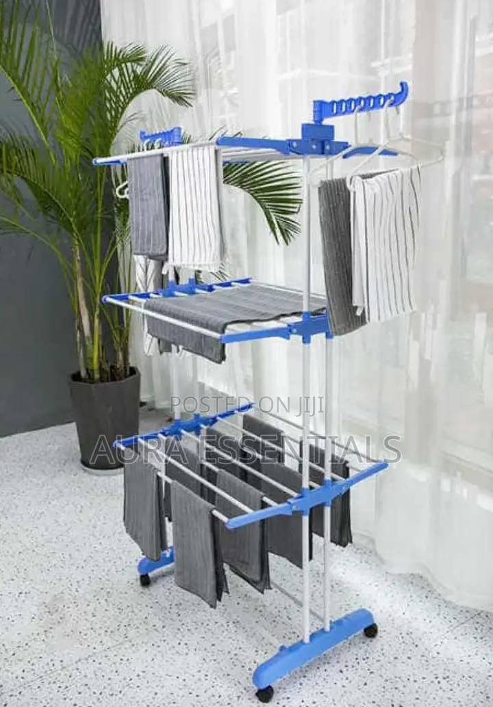 Three Layer Clothes Hanger Drying Rack