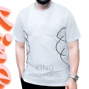 African Men Shirt. White