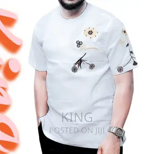 Kaftan Kitengi Shirt. White