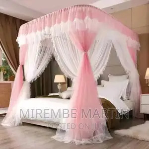Two Stand Rail Mosquito Net Double Color