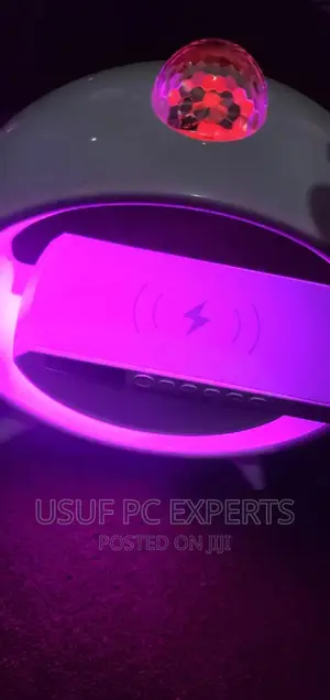 Wireless Charging Speaker With RGB Lights