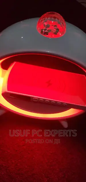Wireless Charging Speaker With RGB Lights