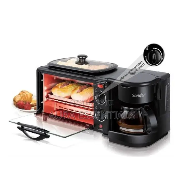 Electric 3 in 1 Breakfast Making Machine