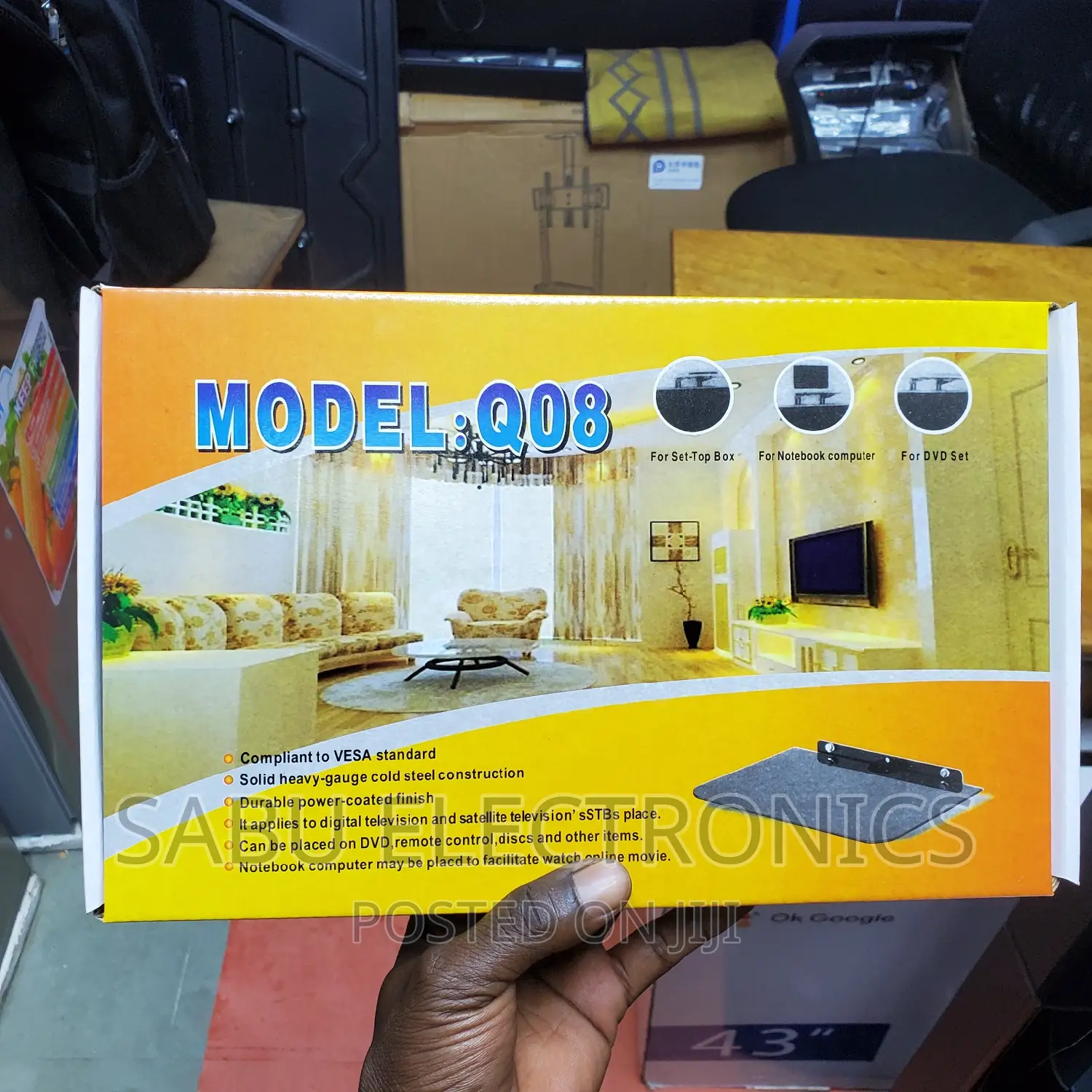 Glass Wall Mount for Decoders