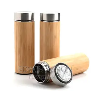 Customized Bamboo Vaccum Bottle Flask 500ml