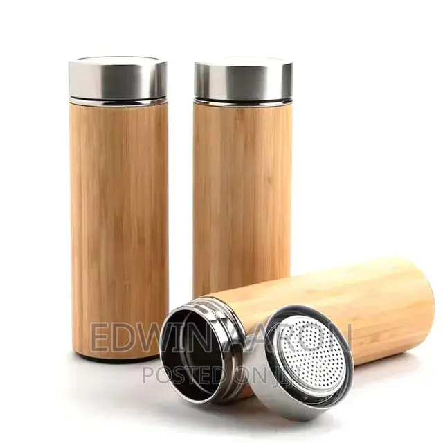 Customized Bamboo Vaccum Bottle Flask 500ml