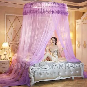 6*6 Super Round Luxurious Mosquito Net- Purple