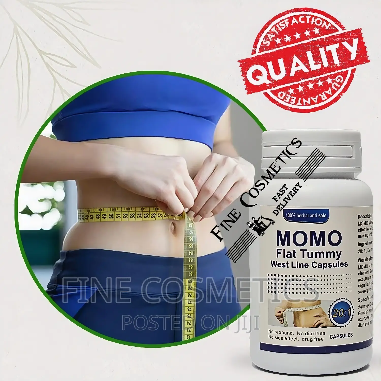 MOMO FLAT TUMMY CAPSULES VIP Weight Loss Slimming Pezo Mega.