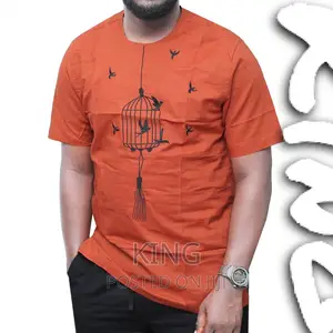 Orange African Wear Shirt