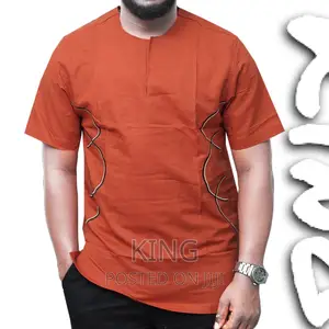 Orange African Wear Shirt