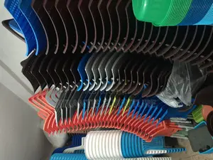All Colours of Mat Plastic Chairs