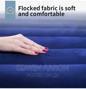 Flocked Air Bed Inflatable Mattress King Size(6×6)