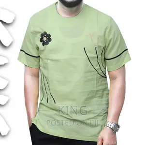 African Wear Shirt. Light Green