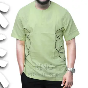 Kaftan Shirt. Light Green