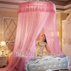 6*6 Super Round Luxurious Mosquito Net- Pink