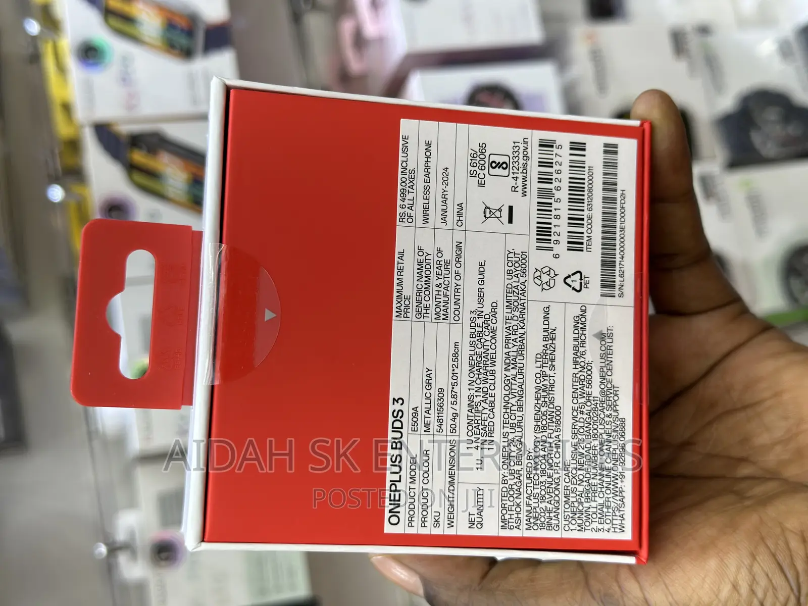 Oneplus Buds 3, Splendid Blue, Deep Bass, ANC Buds
