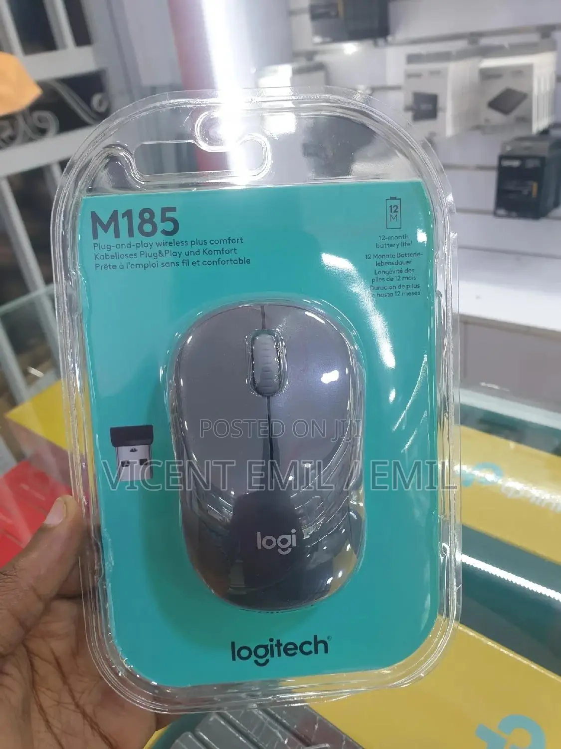 Logitech Wireless Mouse M185 Original