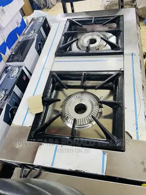 Heavy Duty Industrial Double Burner Gas Stove