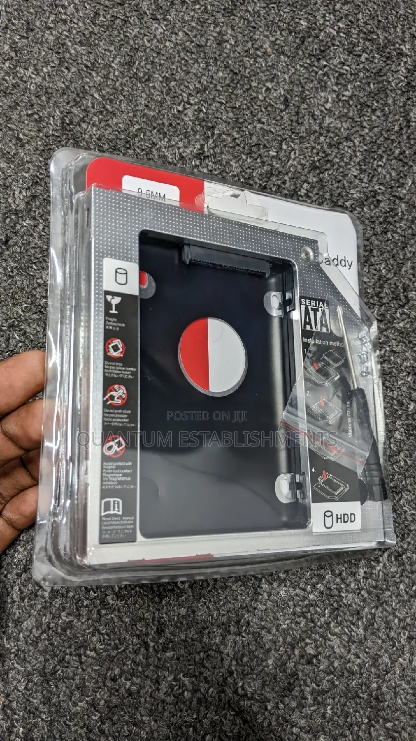 SATA 2nd HDD Caddy for Laptops