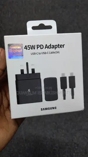 Samsung 45W PD Adapter With USB-C to USB- C Cable