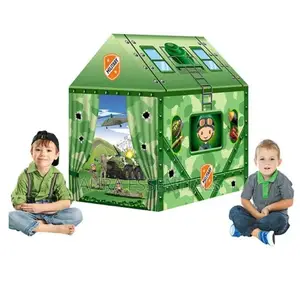 Kids Military Play Tent House