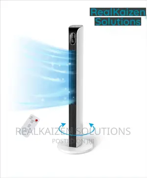 GEEPAS Digital Remote Control |3 Speed Oscillating Tower Fan