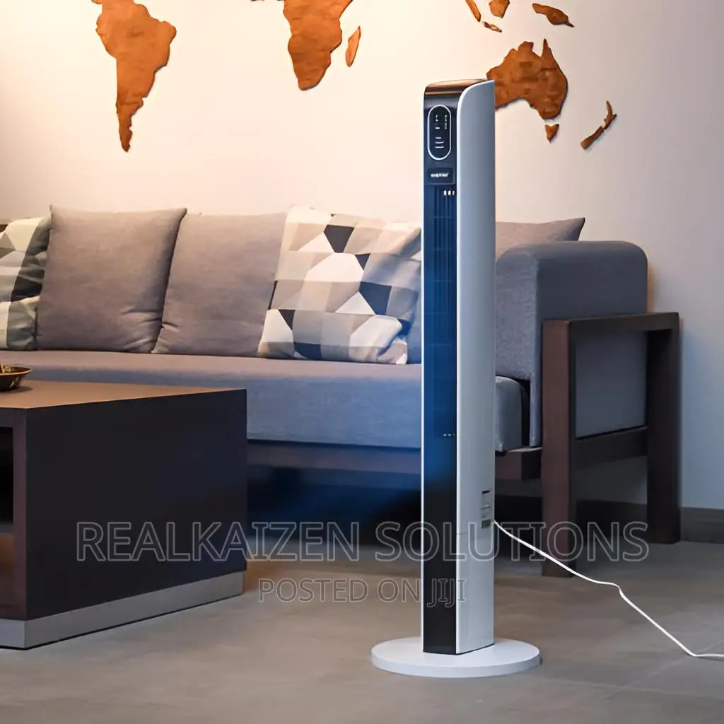 GEEPAS Digital Remote Control |3 Speed Oscillating Tower Fan