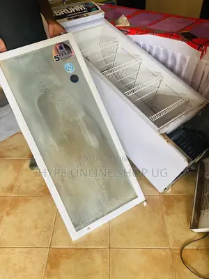 Dirty Fridge Glass Cleaning