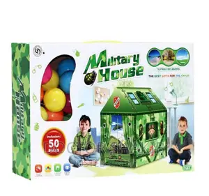 Kids Military Play Tent House