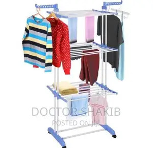 Heavy Duty 3-layer Clothes Hanger Drying Rack