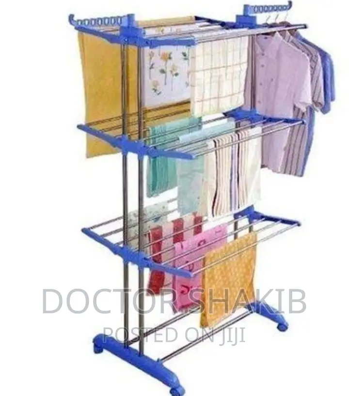 Heavy Duty 3-layer Clothes Hanger Drying Rack