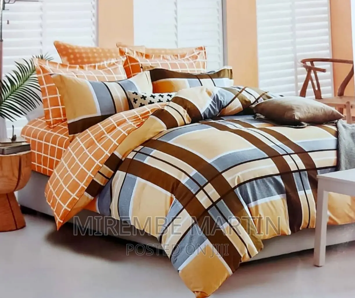 5*6 Duvet Set One Bedsheet With Two Pillowcases-Multicolour