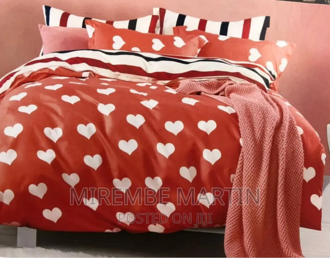 5*6 Duvet Set, One Bedsheet With Two Pillowcases-