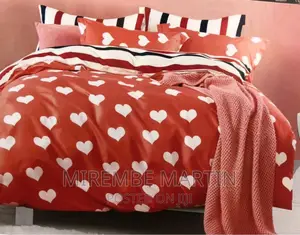 5*6 Duvet Set, One Bedsheet With Two Pillowcases-