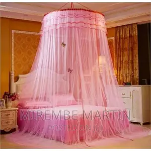 5*6 Round Top Mosquito Net- Pink