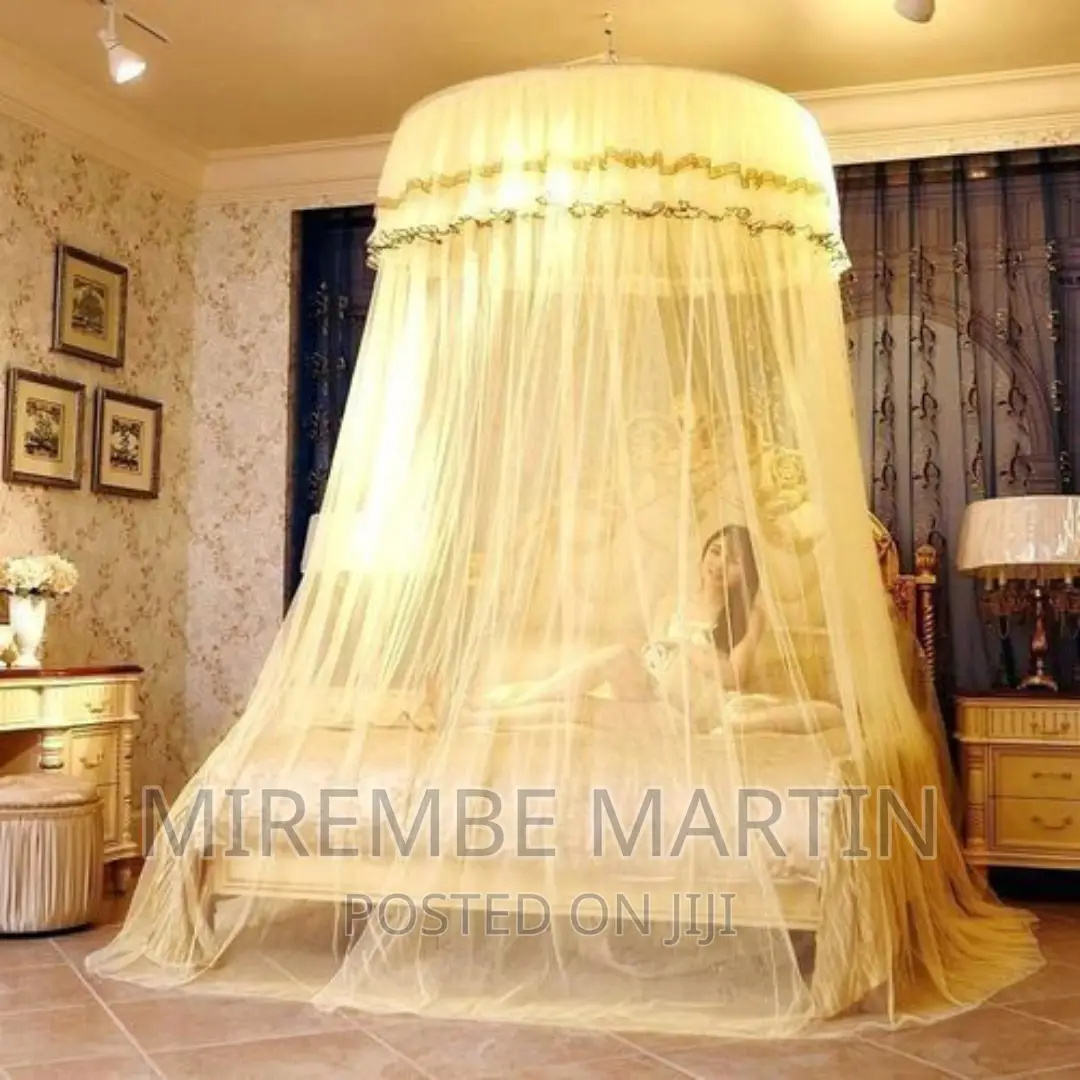 5*6 Round Top Mosquito Net- Cream
