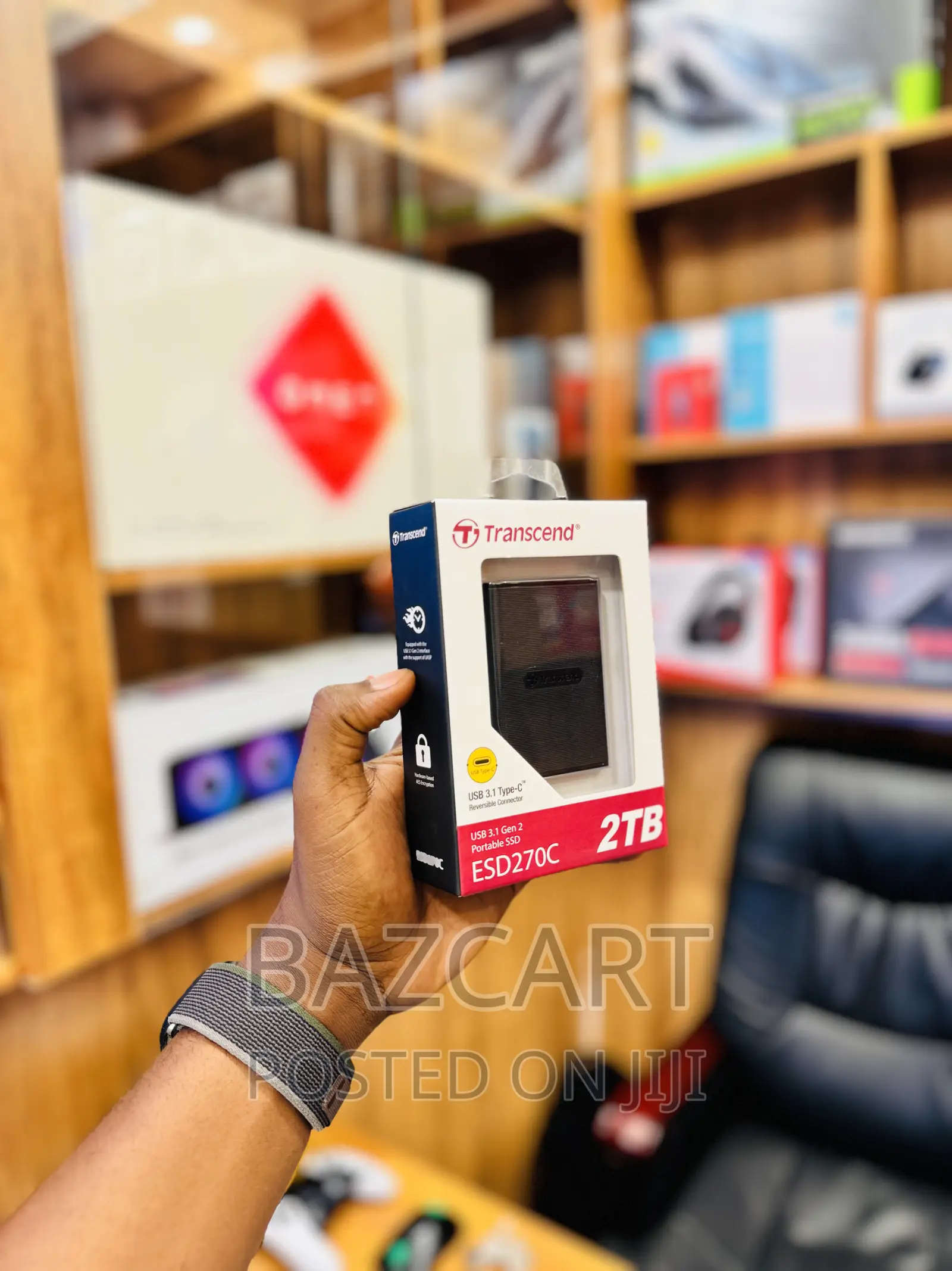 Transcend 2tb SSD With 3.1 Usb C Port Esd270c