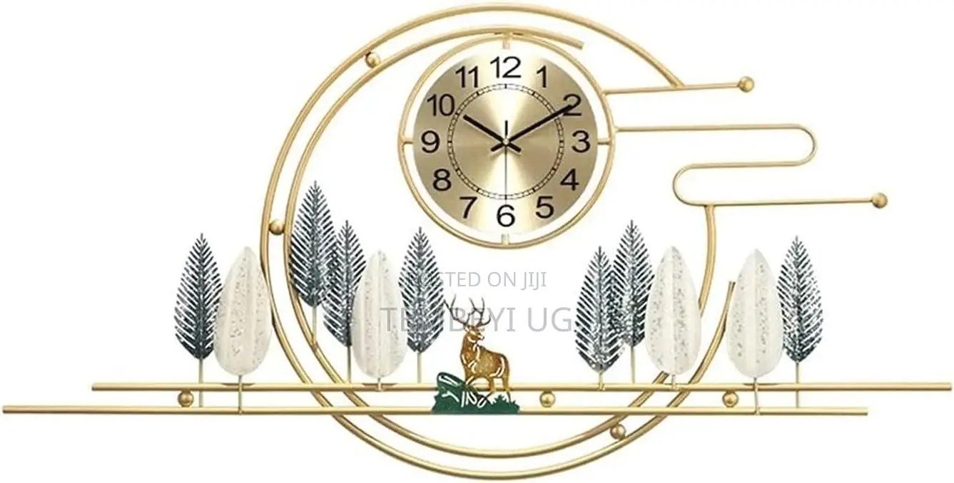 Luxury Nordic Wall Clock. Modern Home Deco