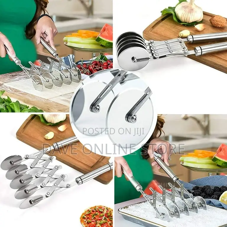 5 Wheel Pastry Cutter With Handle