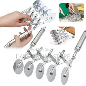 5 Wheel Pastry Cutter With Handle